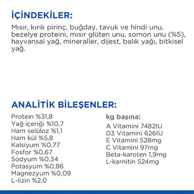 Hill’s SCIENCE PLAN Sterilised Somon Balıklı Kısırlaştırılmış Kedi Maması 1,5 Kg 