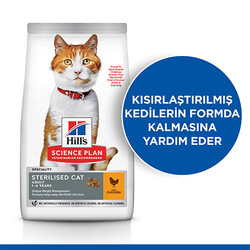 Hill’s SCIENCE PLAN Sterilised Tavuklu Kısırlaştırılmış Kedi Maması 3 Kg - Thumbnail