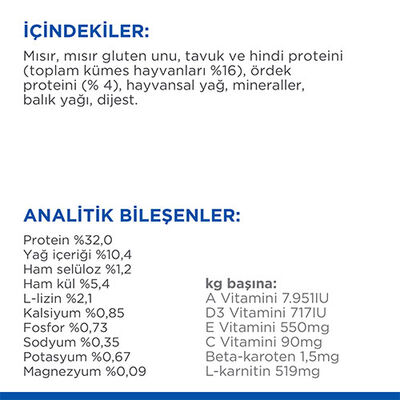 Hill’s SCIENCE PLAN Sterilised Ördekli Kısırlaştırılmış Kedi Maması 3 Kg 