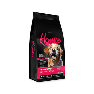 Homie Yüksek Enerjili Tavuklu Düşük Tahıllı Yetişkin Köpek Maması 3,75 Kg 
