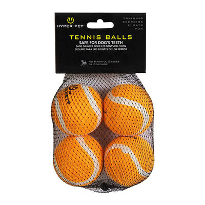 Hyper Pet 4'lü Turuncu Tenis Topu Orta Boy 6,5 Cm 