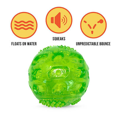 Hyper Pet Dura Squeaks Dayanıklı Köpek Oyun Topu 8,9x8,9x8,9 Cm 
