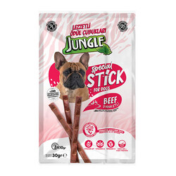 Jungle - Jungle Sticks Dana Etli Köpek Ödül Çubuğu 3x10 Gr 