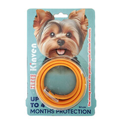 Kinven - Kinven Bit Pire Uzaklaştırıcı Köpek Tasması Turuncu 60 Cm 