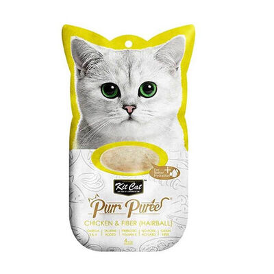 Kit Cat Purr Puree Likit Tavuklu Kedi Ödülü 4x15 Gr