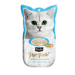 Kit Cat Purr Puree Likit Tavuklu Kedi Ödülü 4x15 Gr - Thumbnail