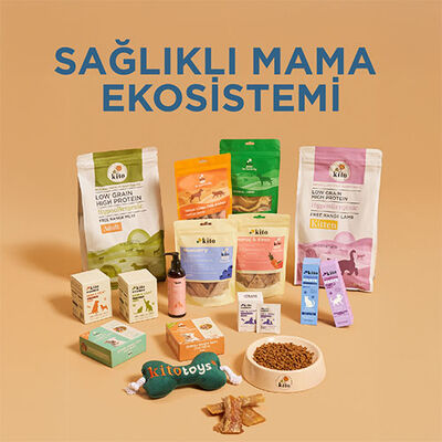 Kito Doğal Besi Kuzu Etli Kısır Kedi Maması 2 Kg 