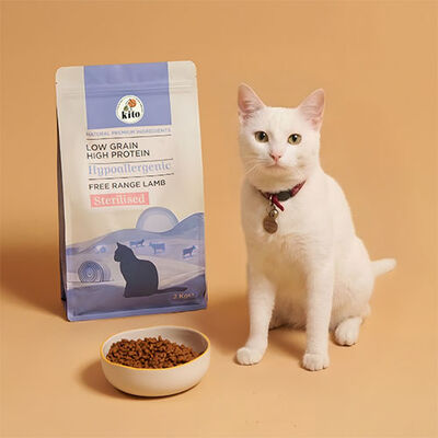 Kito Doğal Besi Kuzu Etli Kısır Kedi Maması 2 Kg 