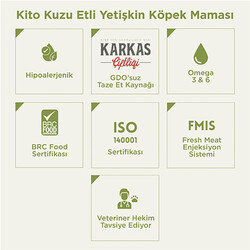 Kito Doğal Besi Kuzu Etli Yetişkin Köpek Maması 2,5 Kg - Thumbnail