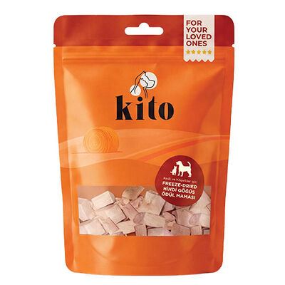Kito Dondurularak Kurutulmuş Hindi Göğüs Köpek Ödülü 30 Gr 