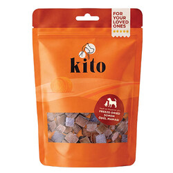 Kito Dondurularak Kurutulmuş Somonlu Köpek Ödülü 30 Gr - Thumbnail