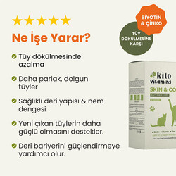 Kito Skin Coat Tüy Sağlığını Destekleyici Kedi Multivitamini 50 ml - Thumbnail