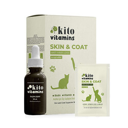 Kito Skin Coat Tüy Sağlığını Destekleyici Kedi Multivitamini 50 ml - Thumbnail