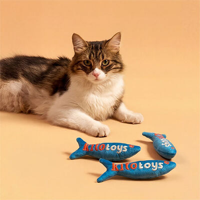 Kito Toys Balık Peluş Kedi Oyuncağı 