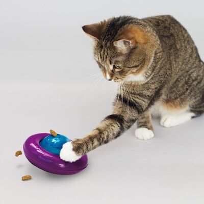 Kong Infused Cat Gyro Kedi Otlu Zilli Kedi Oyun Topu
