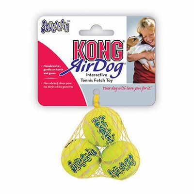 Kong Air Squeaker Sesli Tenis Topu Köpek Oyuncağı XS 3'lü 4 Cm 