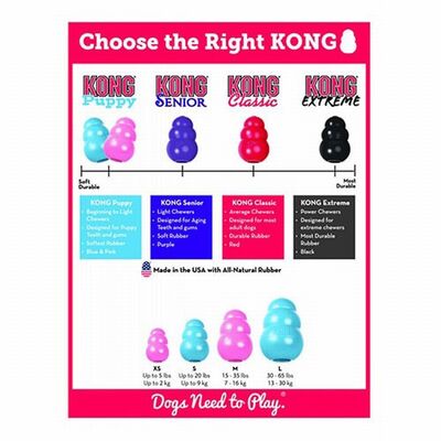 Kong Puppy Kauçuk Küçük ve Orta Irk Yavru Köpek Oyuncağı Medium 9 Cm 