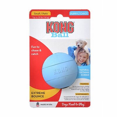 Kong Delikli Top Yavru Köpek Oyuncağı Small 6,5 Cm 