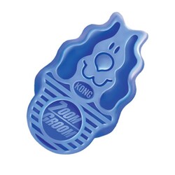 Kong - Kong ZoomGroom Kauçuk Köpek Tarağı Mavi 11 Cm