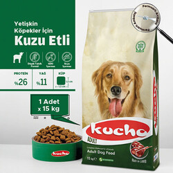 Kucho Kuzu Etli Yetişkin Köpek Maması 15 Kg - Thumbnail