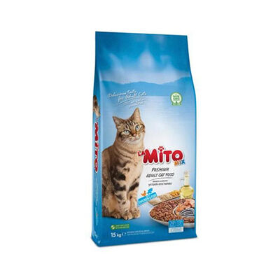 La Mito Mix Tavuklu ve Balıklı Yetişkin Kedi Maması 15 Kg 