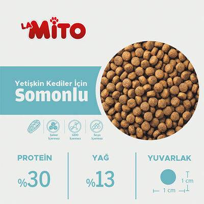 La Mito Somonlu Yetişkin Kedi Maması 15 kg 