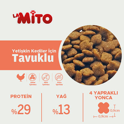 La Mito Tavuklu Yetişkin Kedi Maması 1 Kg 