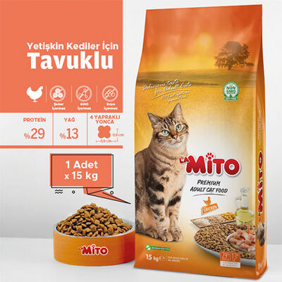 La Mito Tavuklu Yetişkin Kedi Maması 15 Kg 
