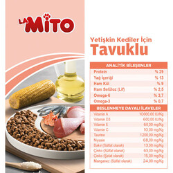 La Mito Tavuklu Yetişkin Kedi Maması 15 Kg - Thumbnail