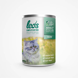 Leo's - Leos Balıklı ve Sebzeli Pate Yetişkin Kedi Konservesi