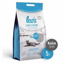 Leos - Leos Cat Litter Marsilya Sabunlu Bentonit Kalın Taneli Kedi Kumu 5 Lt 