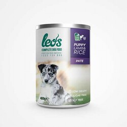 Leos - Leos Kuzu Etli ve Pirinçli Pate Yavru Köpek Konservesi 400 Gr 