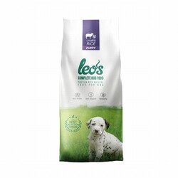 Leos - Leos Kuzu Etli ve Pirinçli Yavru Köpek Maması 10 Adet 1 Kg 