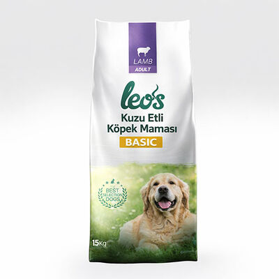 Leos Kuzu Etli Yetişkin Köpek Maması Basic 15 Kg 