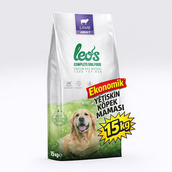 Leos Kuzu Etli Yetişkin Köpek Maması Basic 15 Kg - Thumbnail
