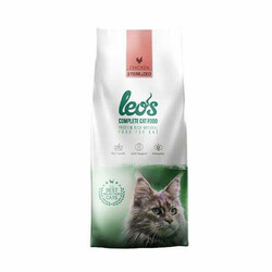 Leos - Leos Tavuklu Kısırlaştırılmış Kedi Maması 10 Adet 1 Kg 