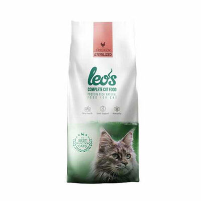 Leos Tavuklu Kısırlaştırılmış Kedi Maması 10 Adet 1 Kg 