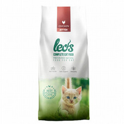 Leos - Leos Tavuklu Yavru Kedi Maması 15 Kg 