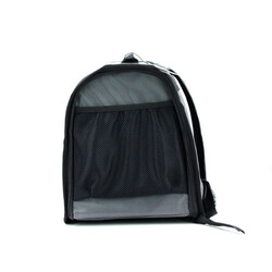 Lepus Cool Backpack Kedi ve Köpek Taşıma Çantası Gri 32x26x43 Cm - Thumbnail