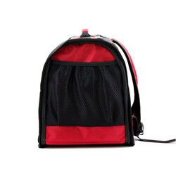 Lepus Cool Backpack Kedi ve Köpek Taşıma Çantası Kırmızı 32x26x43 Cm - Thumbnail