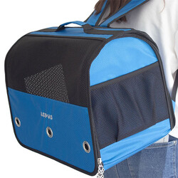 Lepus Cool Backpack Kedi ve Köpek Taşıma Çantası Siyah 32x26x43 Cm - Thumbnail