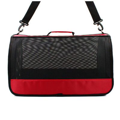 Lepus Kedi Köpek Çantası Mesh Bag Kırmızı 28x45x28 Cm 