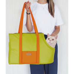 Lepus Sling Bag Köpek Taşıma Çantası Bordo 25x47x32 Cm - Thumbnail