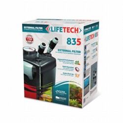 Lifetech - Lifetech 835 Akvaryum Dış Filtre Siyah Kova İçi Dolu 1000 L/H 