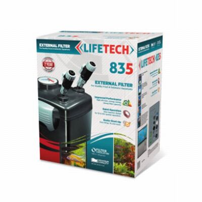 Lifetech 835 Akvaryum Dış Filtre Siyah Kova İçi Dolu 1000 L/H 