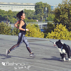 Lishinu Yeşil Bungee Akıllı Kontrol Köpek Gezdirme Tasması Large 13-40 Kg - Thumbnail