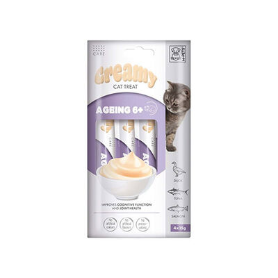 M-Pets Ageing 6+ Krema Kedi Ödül Maması 4x15 Gr 