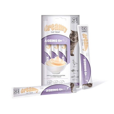 M-Pets Ageing 6+ Krema Kedi Ödül Maması 4x15 Gr 
