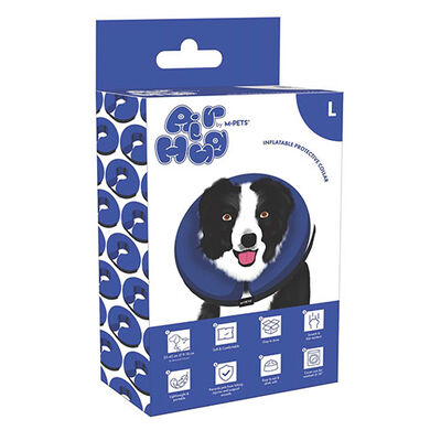 M-Pets Air Hug Şişirilebilir Köpek Koruyucu Yakalık Large 33x42 Cm 