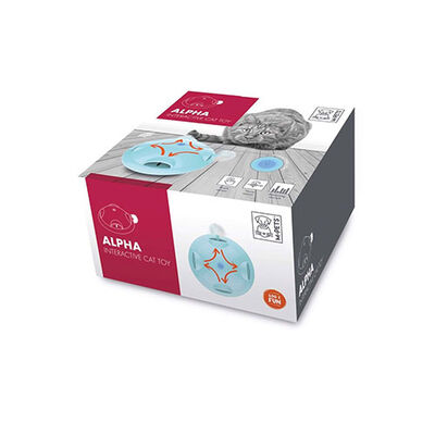 M-Pets Alpha İnteraktif Kedi Oyuncağı ​Mavi 20x20x9,8 Cm 